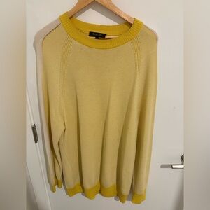 Loro Piana Mustard Knit Silk blend Sweater